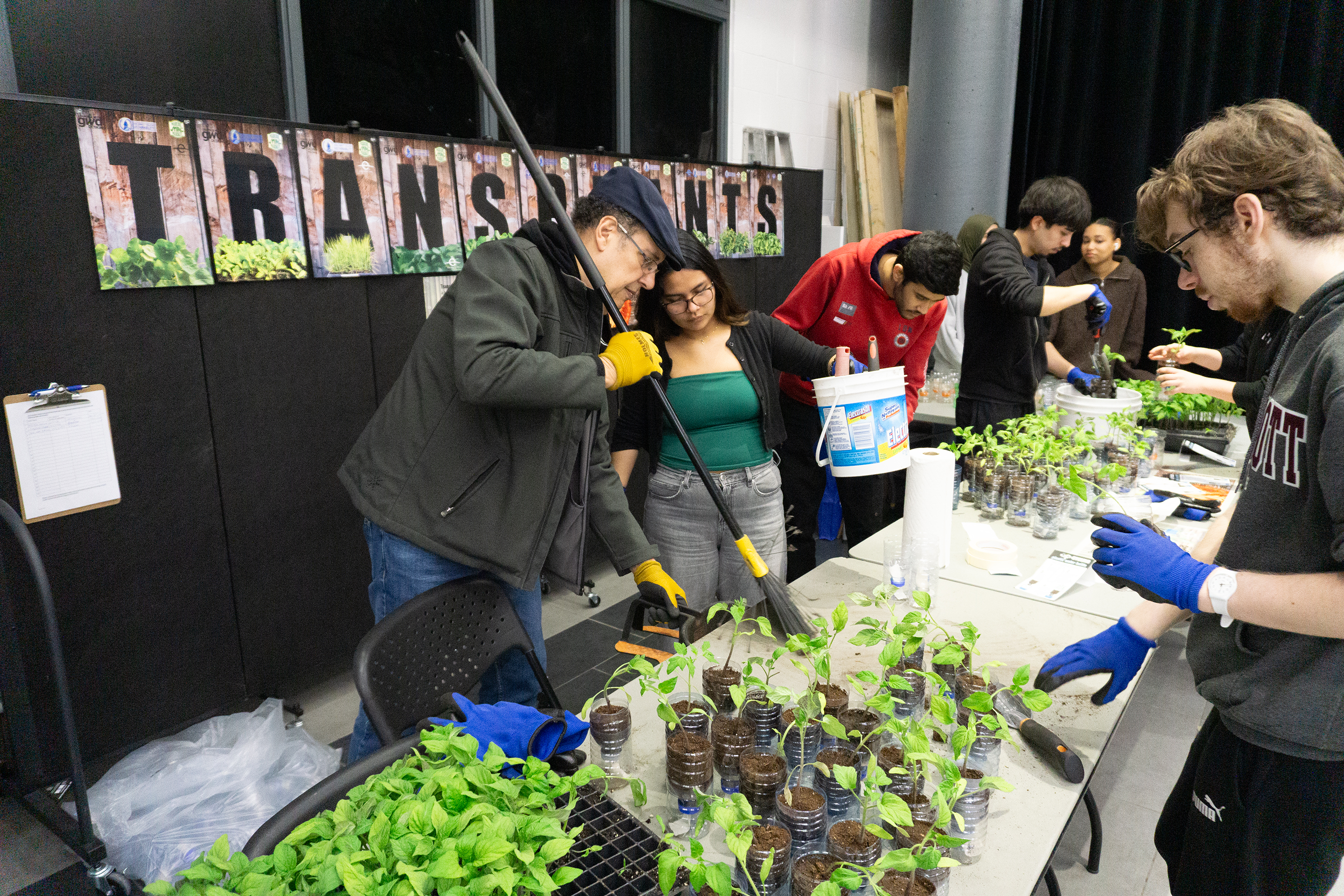 jiffy pots for sale from GWD students