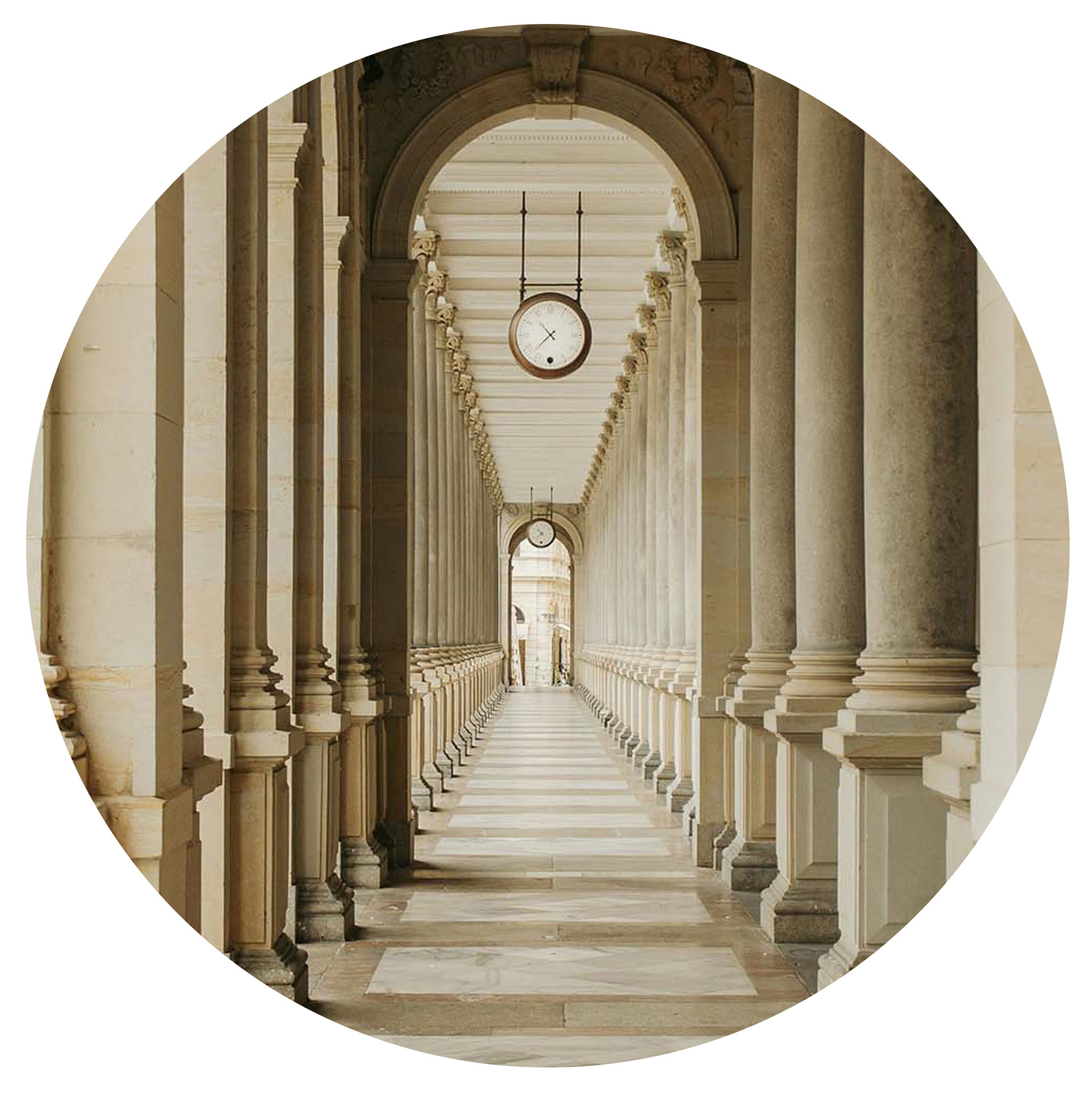 beidge clocktower in hall